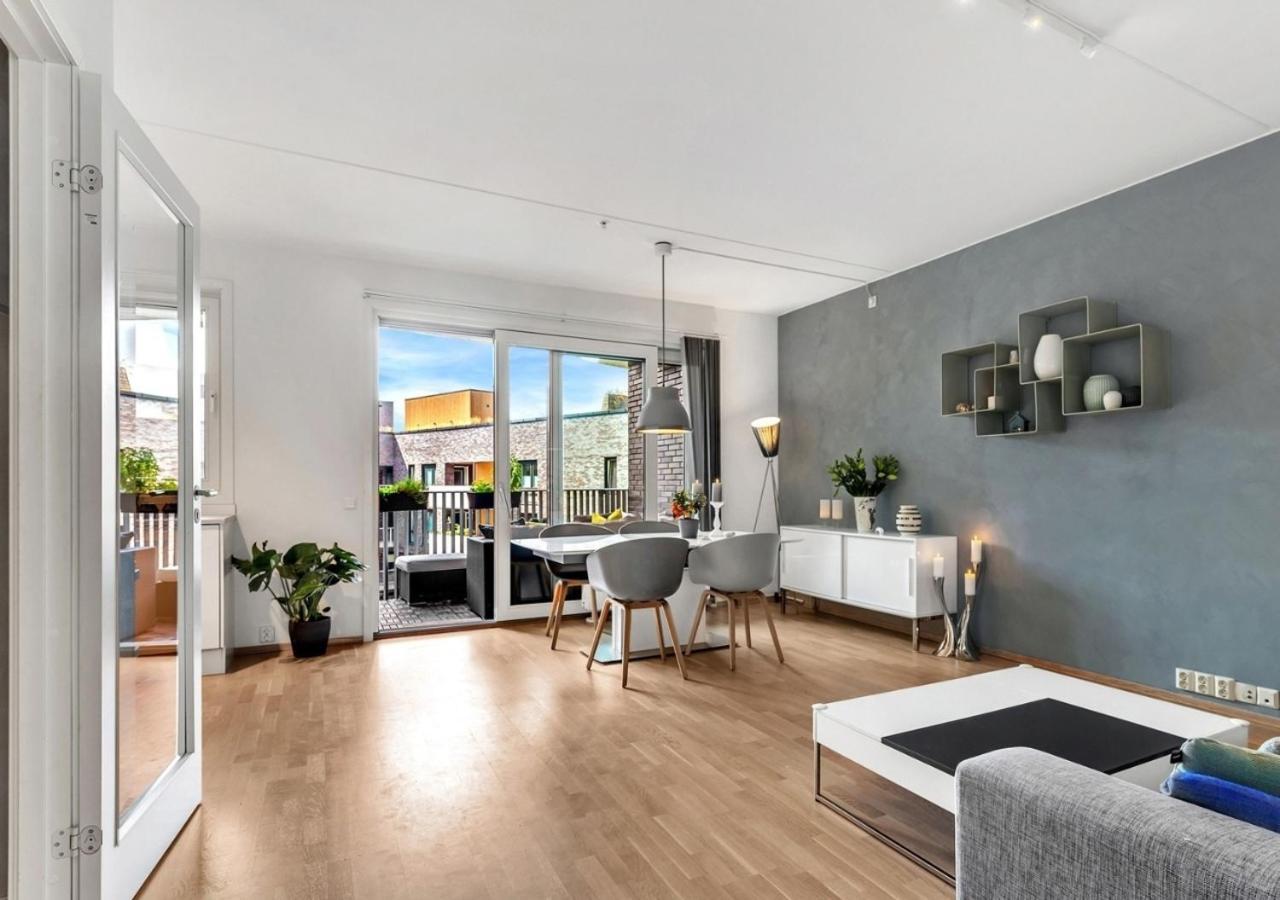 Seaside Apt - 2 Sunny Balconies - Modern - 6 Pax Oslo Exterior foto